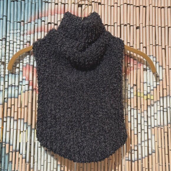 Barefoot Dreams COZYCHIC Ribbed Pet Sweater, Heathered Carbon/Black, Medium - Picture 1 of 13